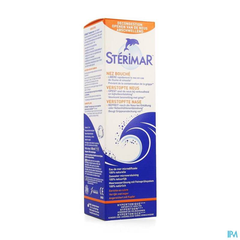 STERIMAR HYPERTONIQUE SPRAY NASAL 100ML