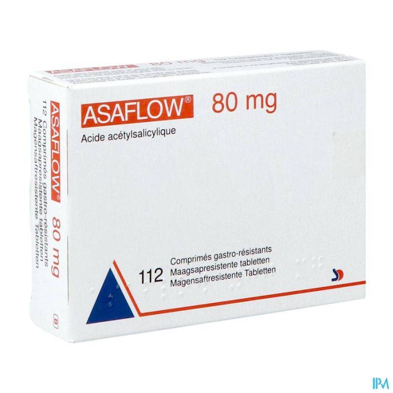 ASAFLOW 80MG COMP GASTRO RESIST BLI 112X 80MG