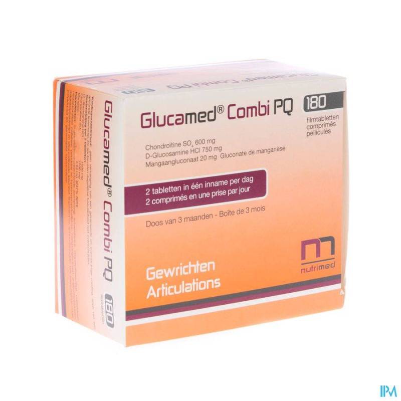 GLUCAMED COMBI PQ BLISTER COMP ENROB.180