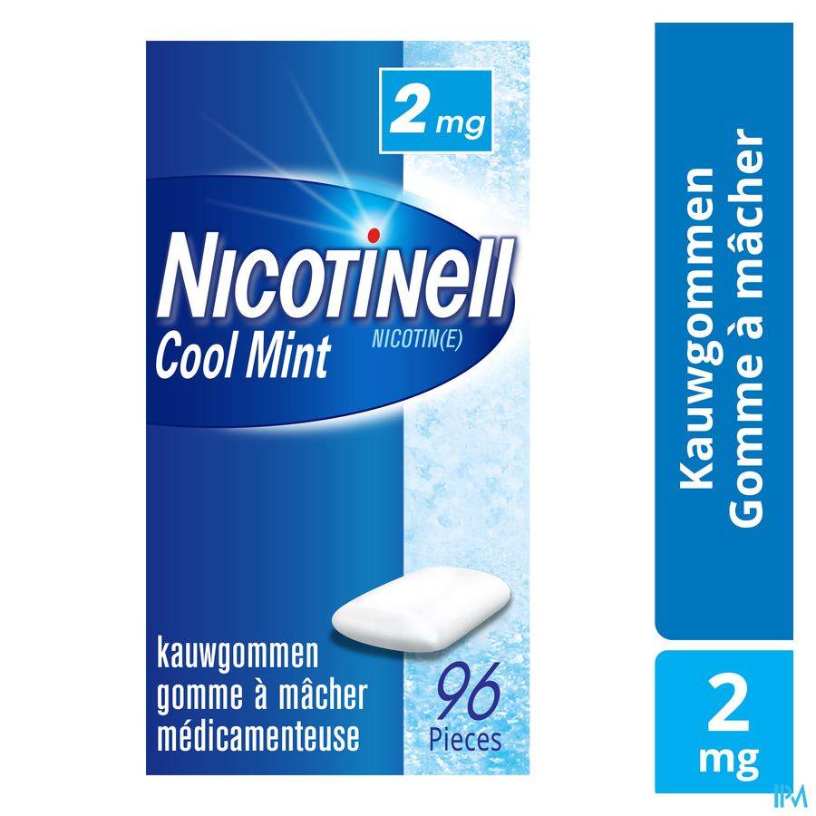 NICOTINELL COOL MINT 2 MG GOMMES A MACHER 96