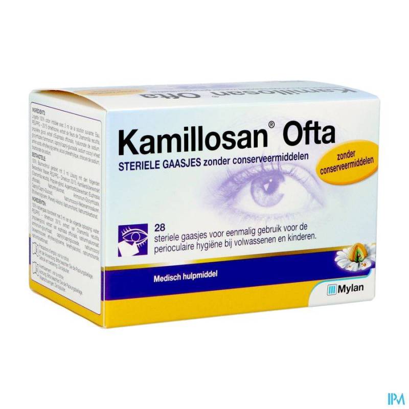 Kamillosan Ofta Oog Kompres | 28 doekjes