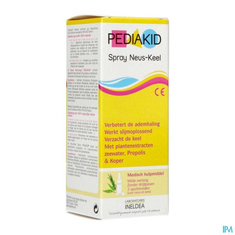 PEDIAKID SPRAY NEZ-GORGE Flacon 20ML