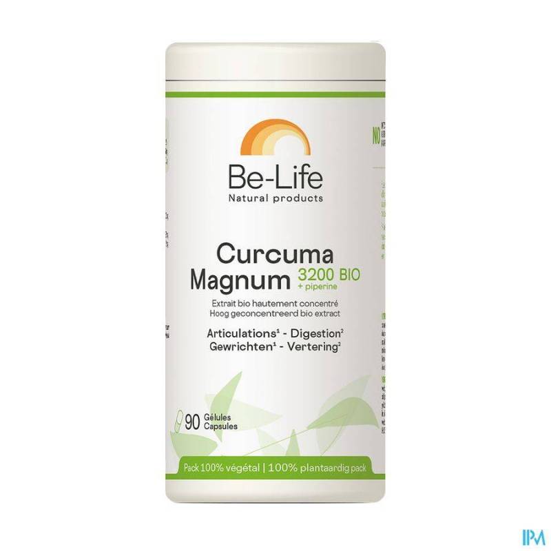 CURCUMA MAGNUM 3200 BE LIFE BIO POT CAPS 90