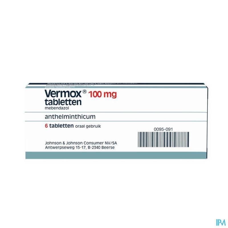 Vermox 100mg 6 Tabletten