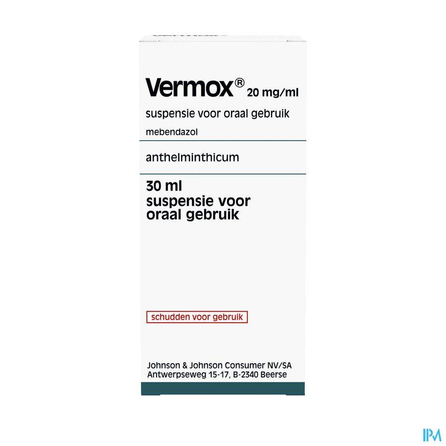 VERMOX SUSP 30ML 2%