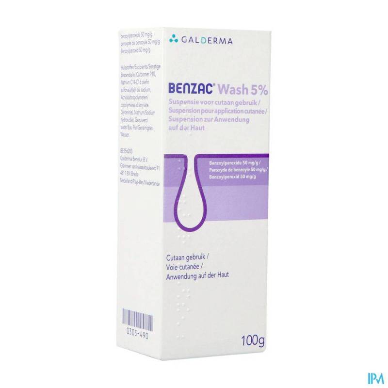 Benzac Wash 5% 100g