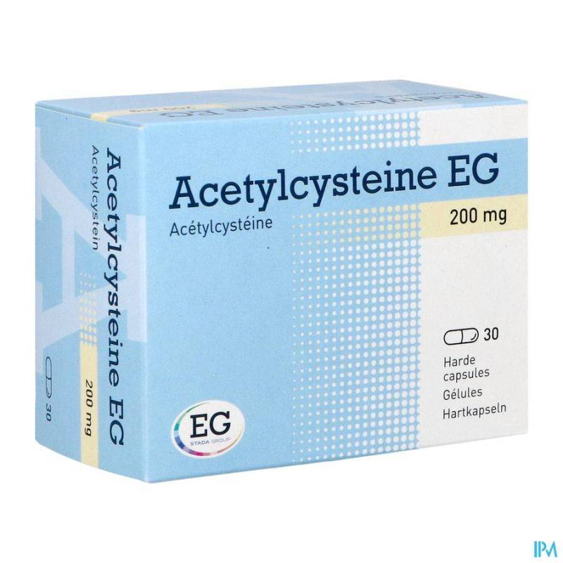 Acetylcysteine Eg Caps 30 X 200mg  - Generisch