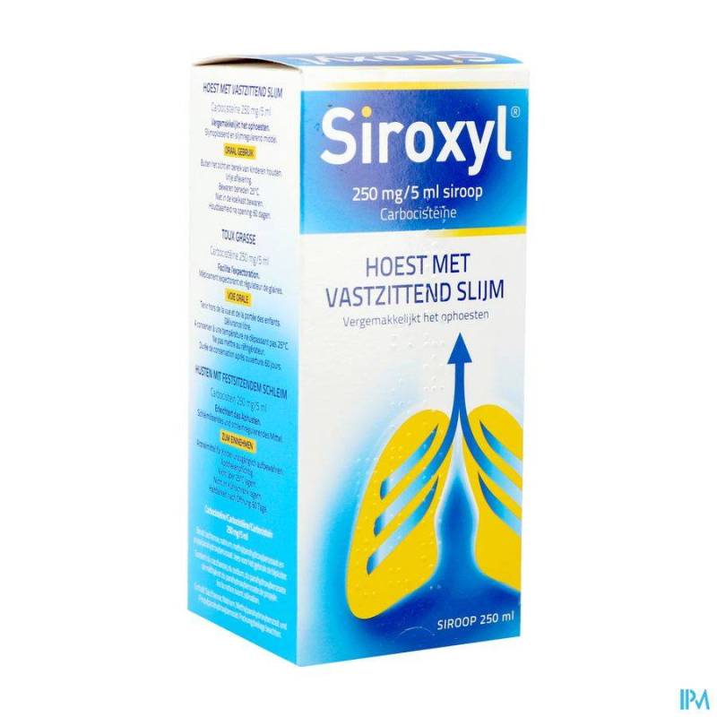 SIROXYL SIR 1 X 250 ML 250MG/5ML