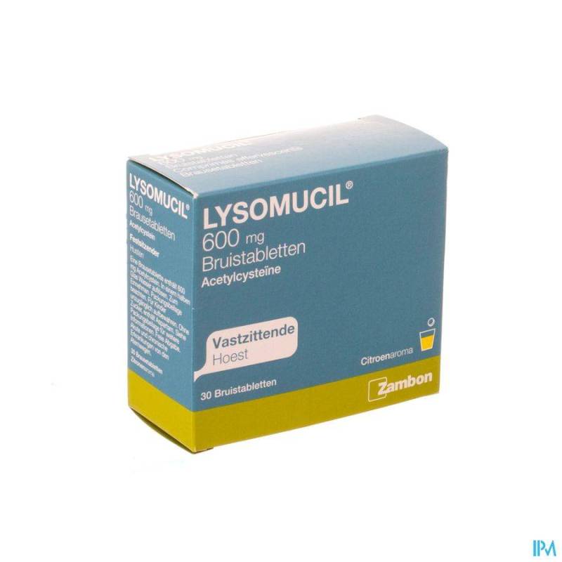 Lysomucil 600mg 30 Bruistabletten