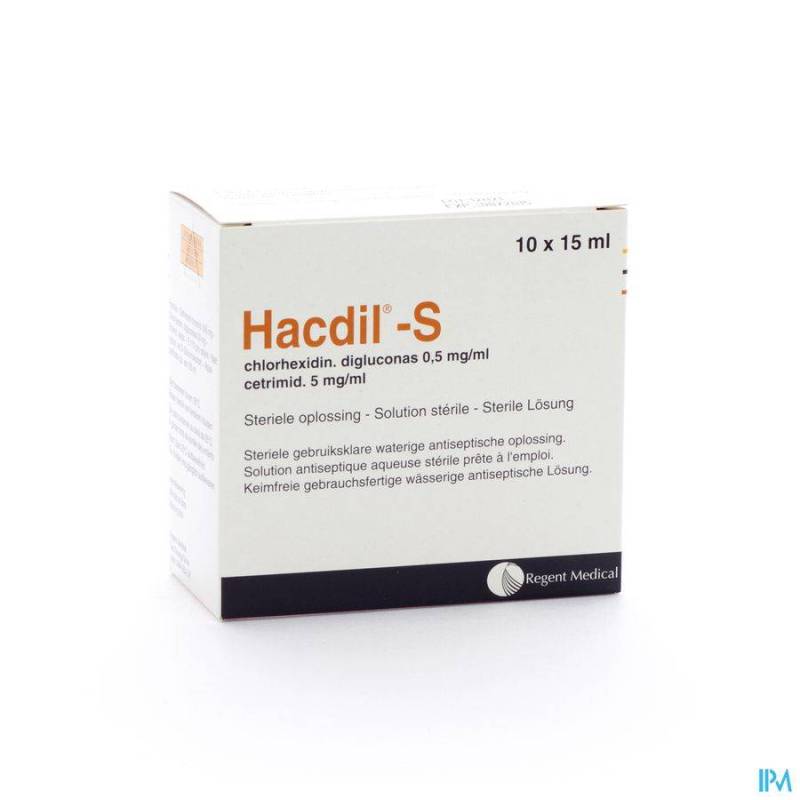 HACDIL-S 10X 15ML UD BOTTELPACK