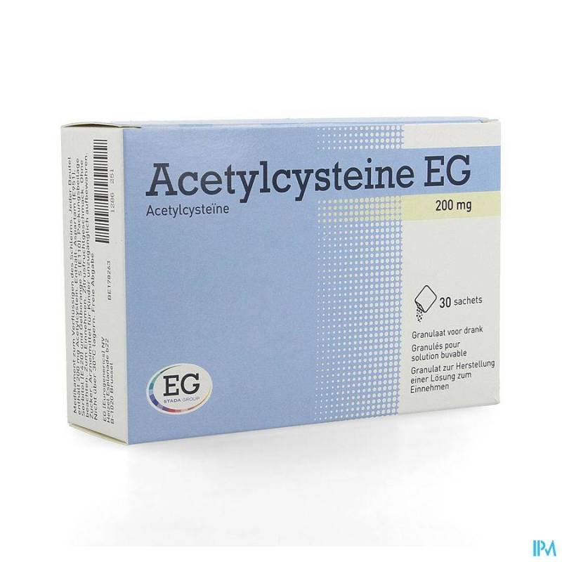 Acetylcysteine Eg Sach 30x200mg  - Generisch