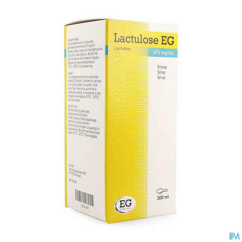 Lactulose EG Siroop 300ml  - Generisch