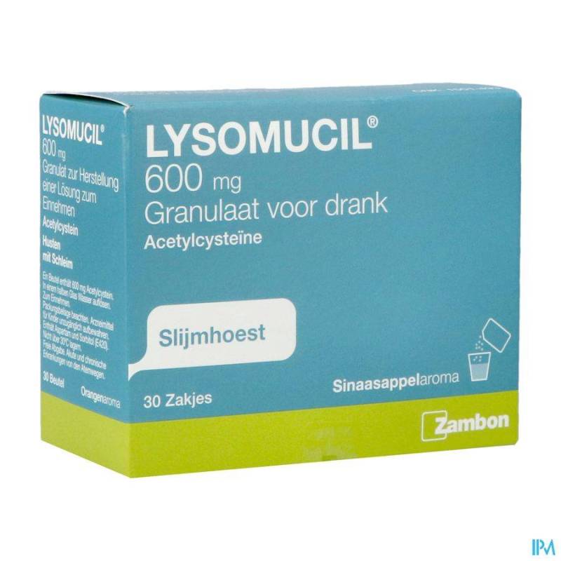 Lysomucil 600mg 30 Zakjes