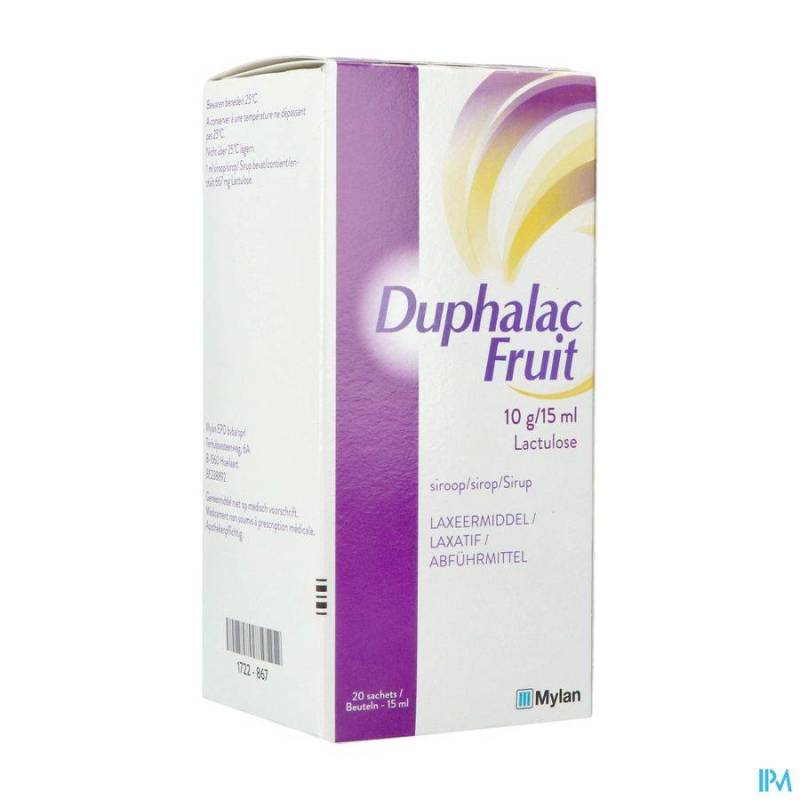 Duphalac Fruit Sir Sach 20 X 15ml