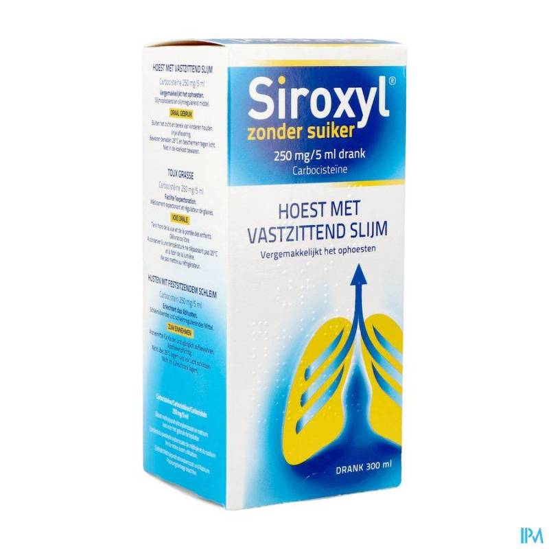 Siroxyl Zonder Suiker Siroop 300ml