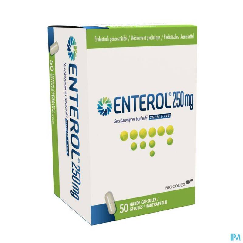 ENTEROL 250 MG CAPS HARDE DUR 50 X 250 MG