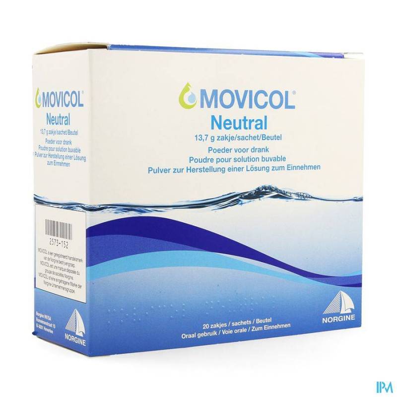 Movicol Neutrale Smaak 20x13,7g Zakjes