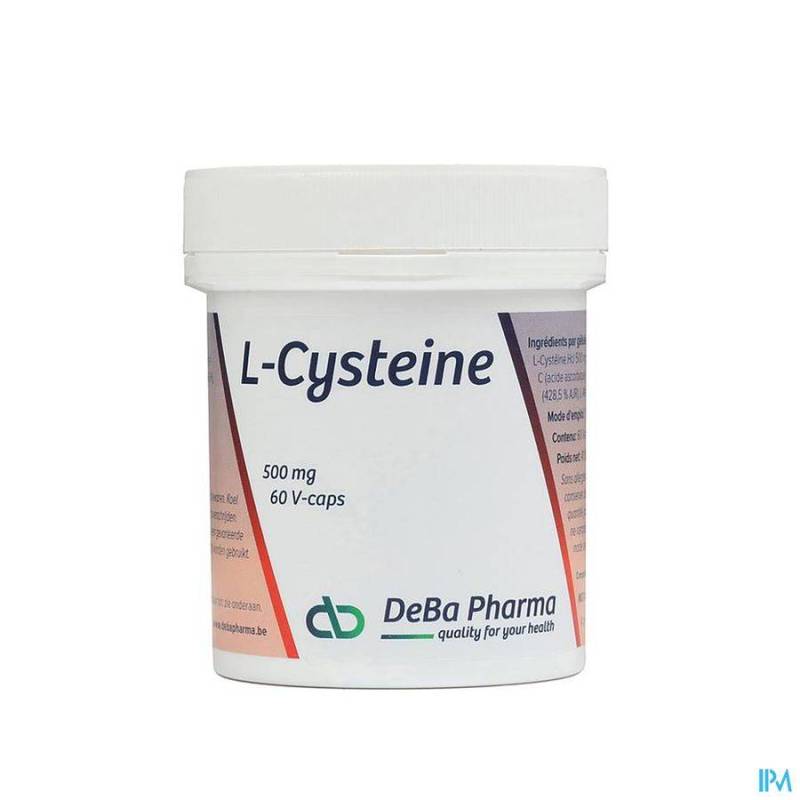 l-cysteine 500mg + Vit C-b6 Vegetarian Capsules  60 Deba