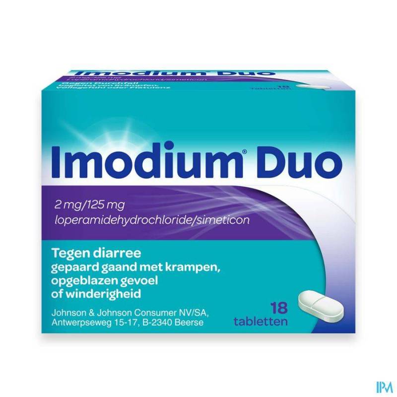 IMODIUM DUO TABL 18