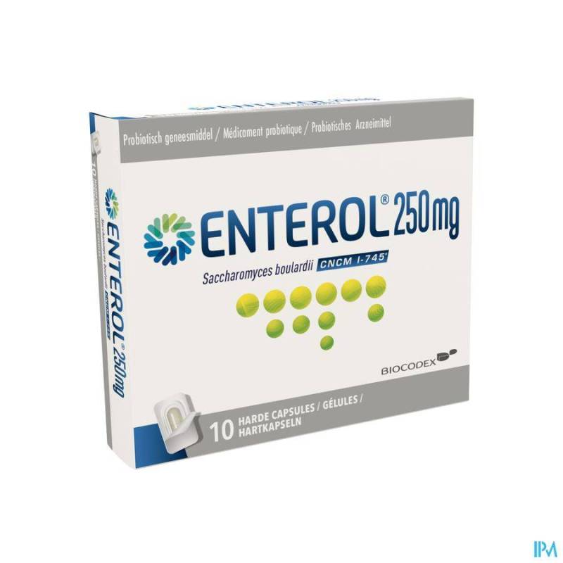 Enterol 250mg Caps Harde Dur S/blister 10x250mg