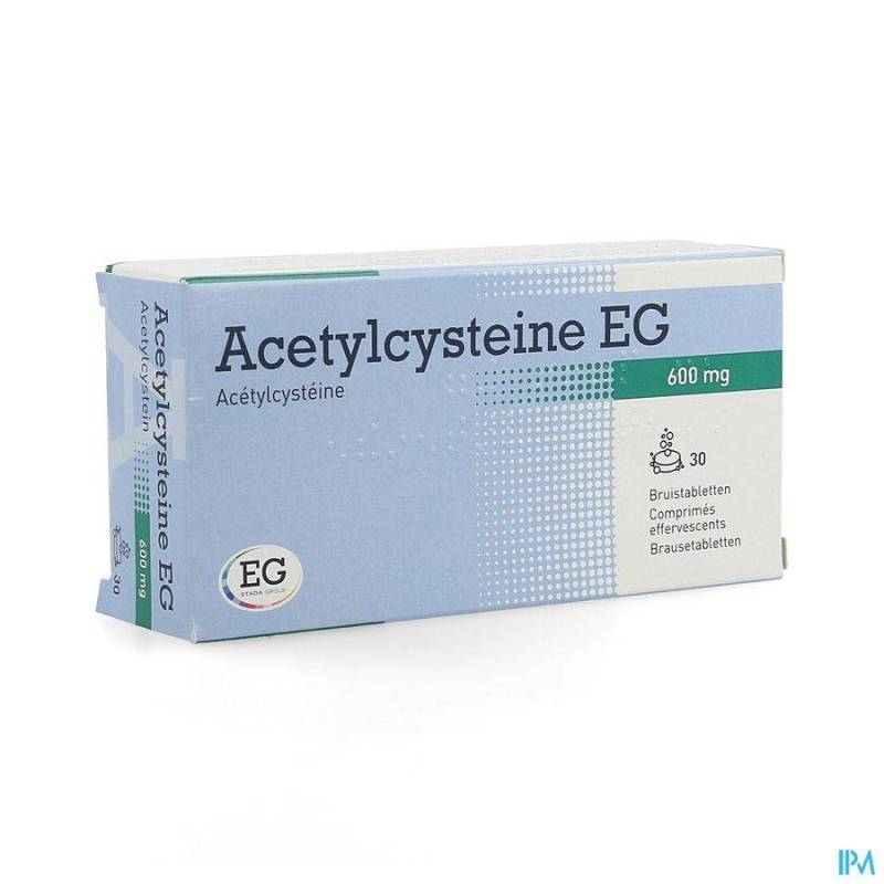 Acetylcysteine Eg 600mg Bruistabl 30x600mg  - Generisch