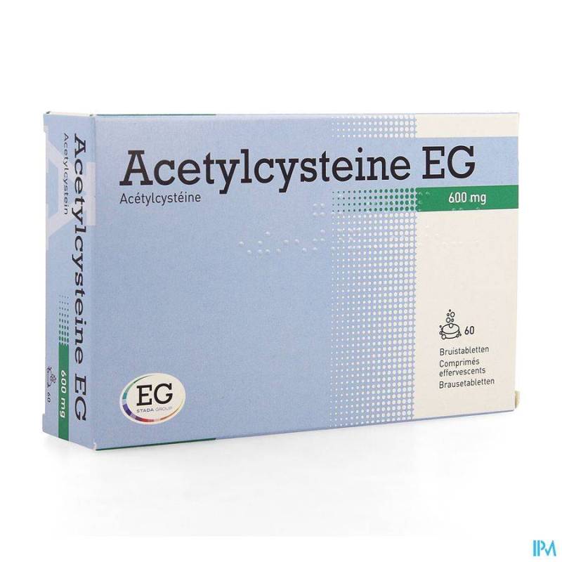 Acetylcysteine Eg 600mg Bruistabl 60x600mg  - Generisch