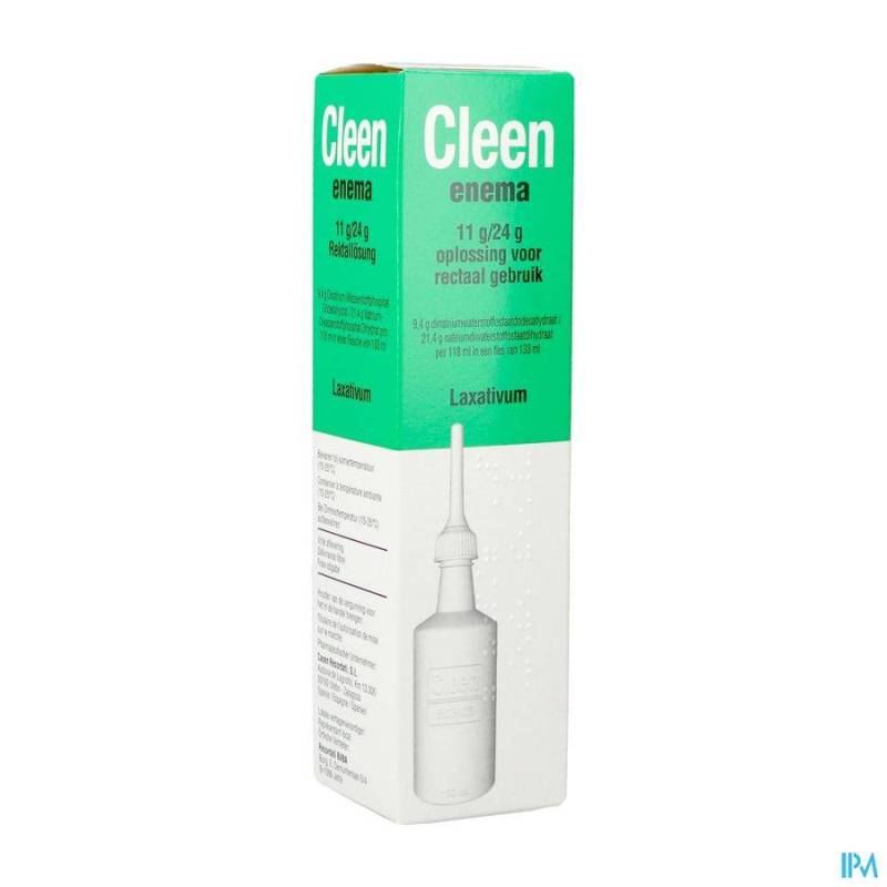 CLEEN ENEMA 11G/24G SOL RECTALE FL 133ML