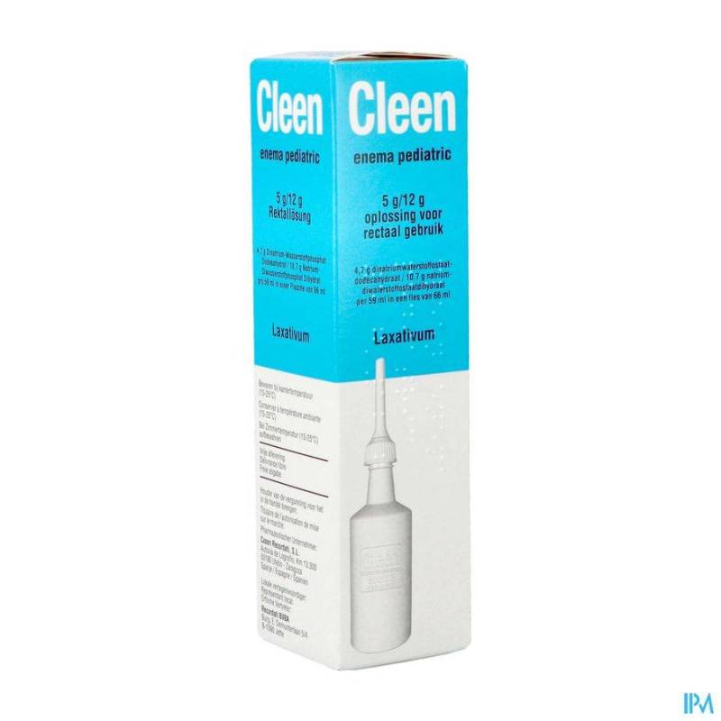 Cleen Enema Pediatric 5g/12g Opl Rect.gebr.fl 66ml