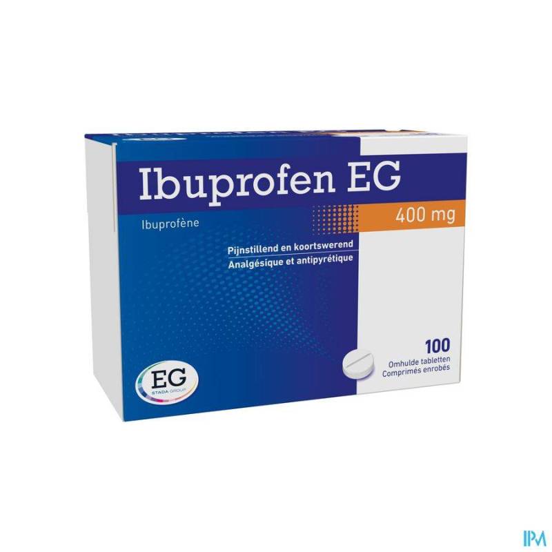 IBUPROFEN EG 400 MG COMP PELL 100 X 400 MG  - Generisch