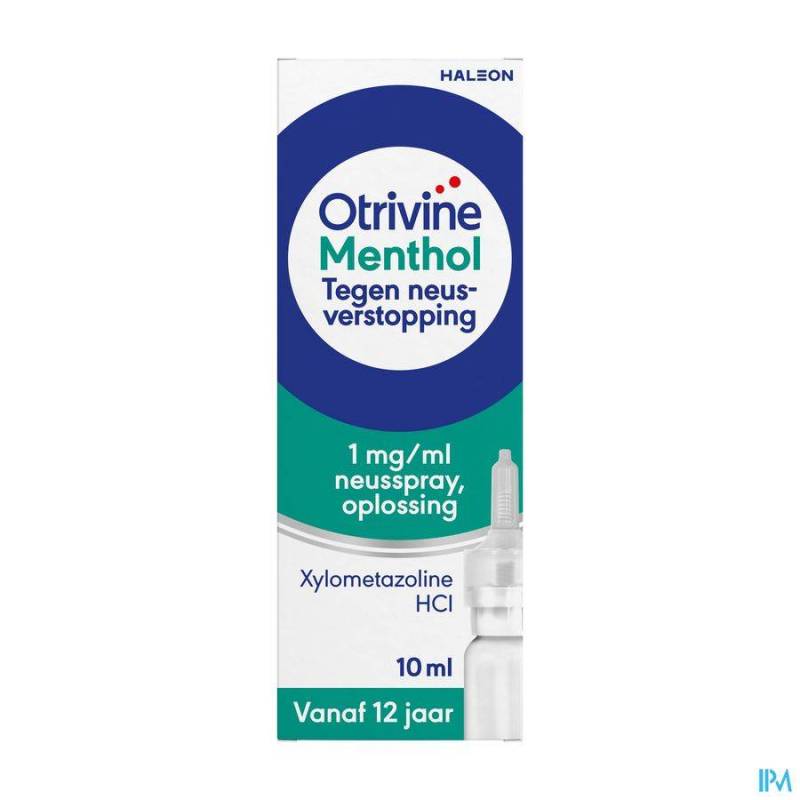 Otrivine Menthol Volwassenen Nasaal Spray 10ml