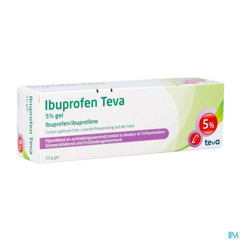 IBUPROFEN TEVA GEL TUBE 50G  - Generisch