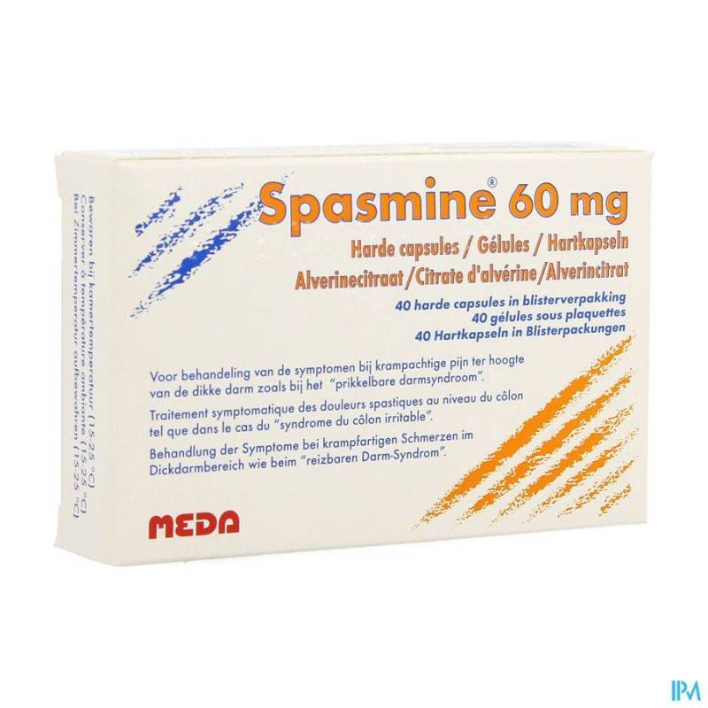 Spasmine Caps 40 X 60mg