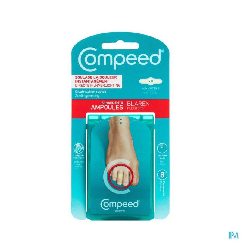 COMPEED AMPOULES AUX ORTEILS PANS EXTRA PETIT 8