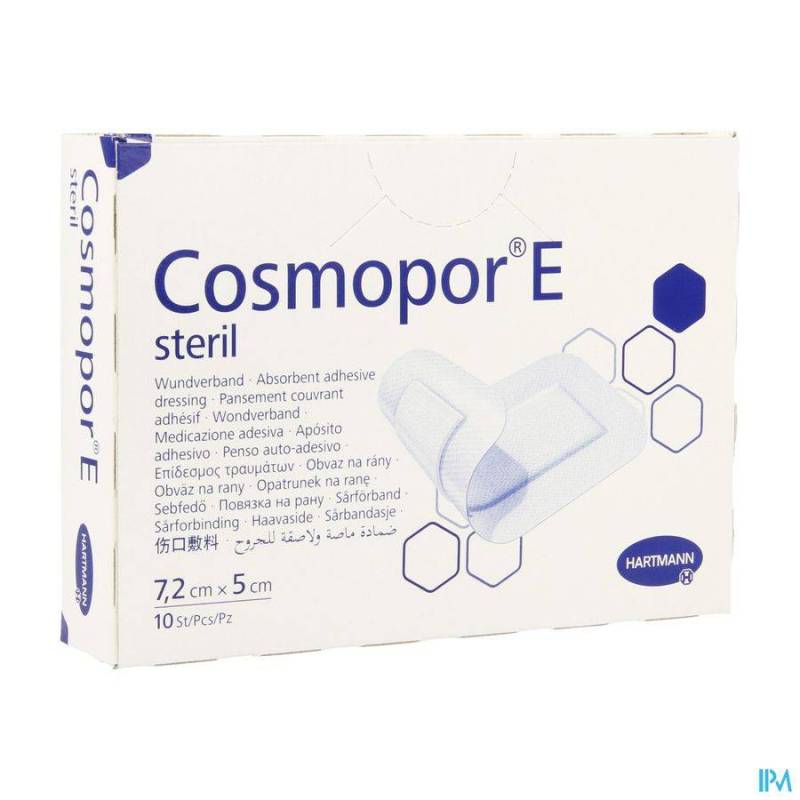 Cosmopor E Verband Steriel Adhesive 5x7,5cm 10 Stuks