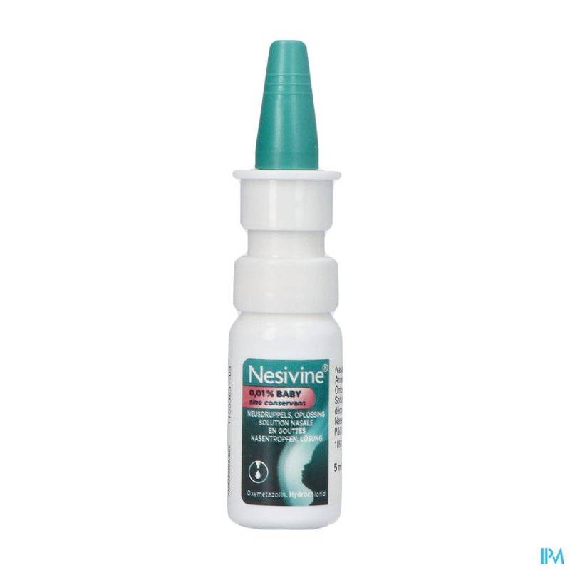 Nesivine 0,01% Baby Neusdruppels 5ml