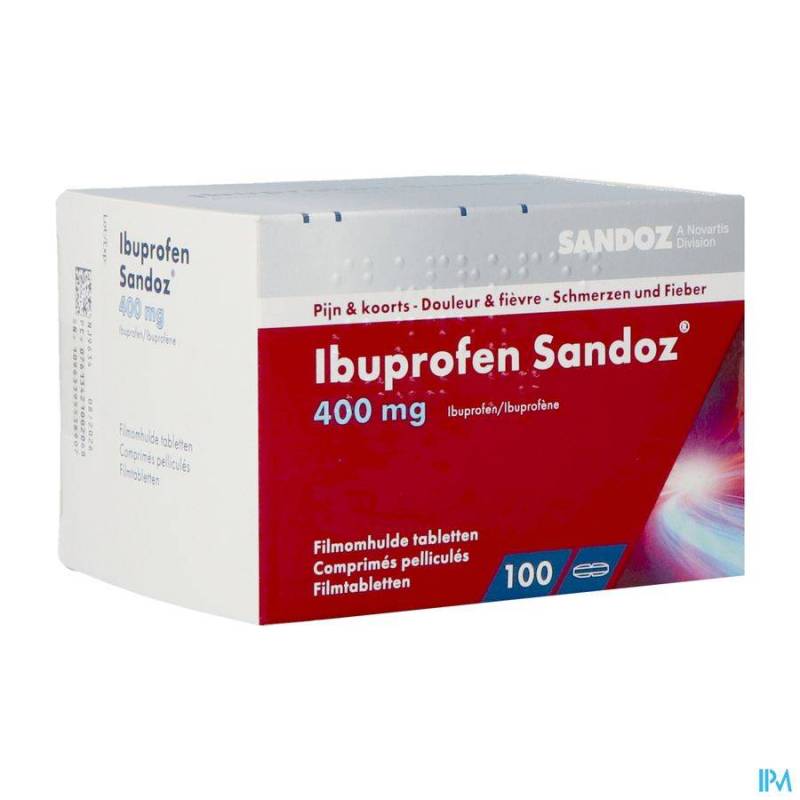 IBUPROFEN SANDOZ 400MG COMP PELL 100X400MG  - Generisch