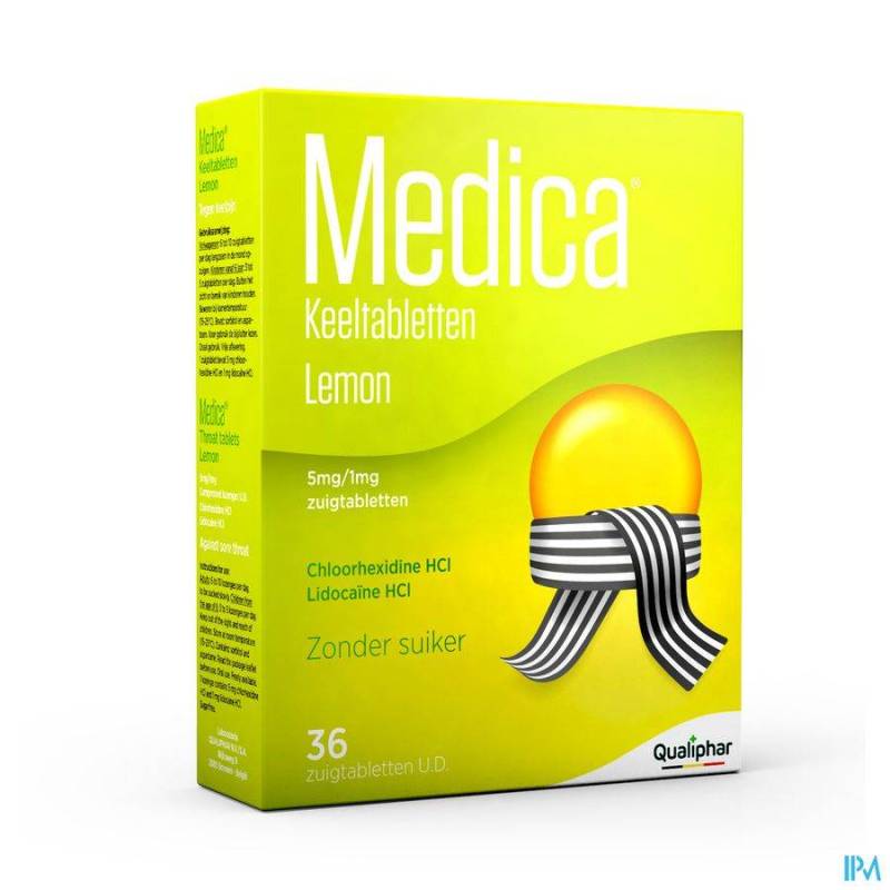 MEDICA COMPRIMES GORGE LEMON COMP A SUCER 36