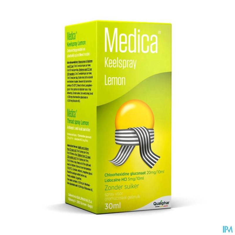 MEDICA SPRAY POUR LA GORGE LEMON 30ML