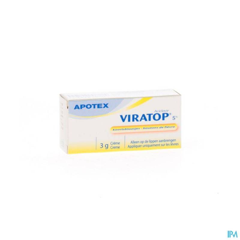 Viratop Apotex 5 % Creme 3g  - Generisch