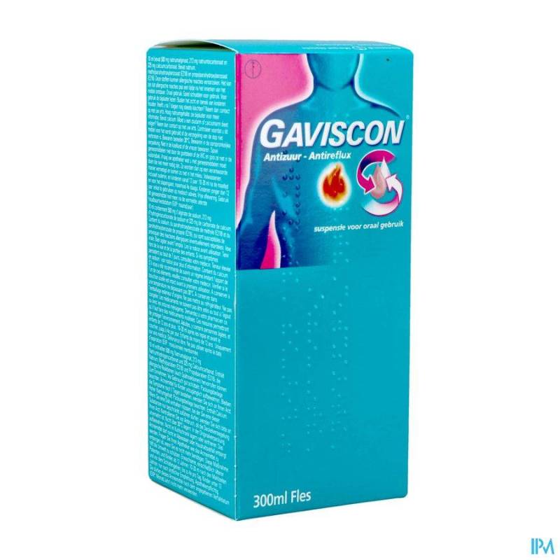 Gaviscon Antizuur-Antireflux Suspensie 300ml