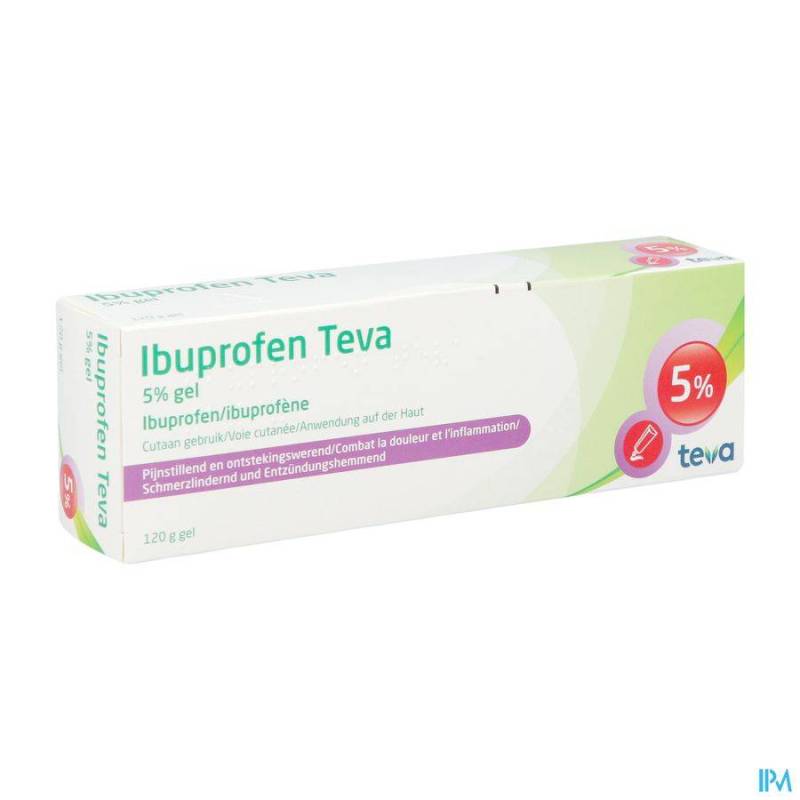 Ibuprofen Teva Gel Tube 120g  - Generisch