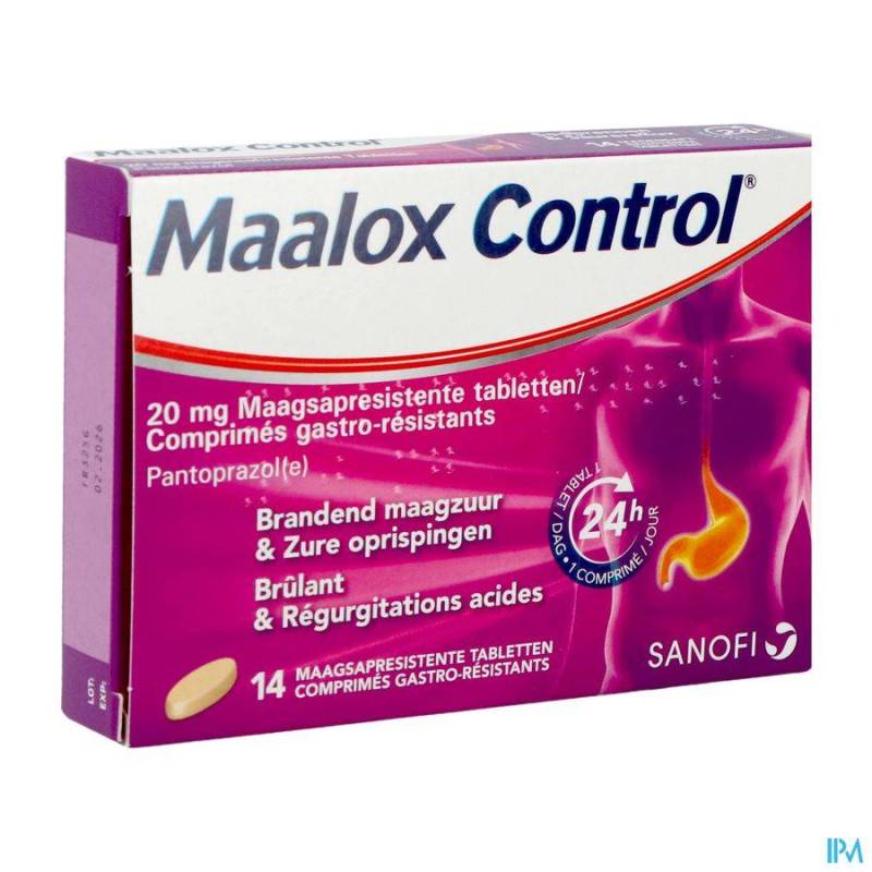 MAALOX CONTROL 20 MG COMP GASTRO RESIST 14