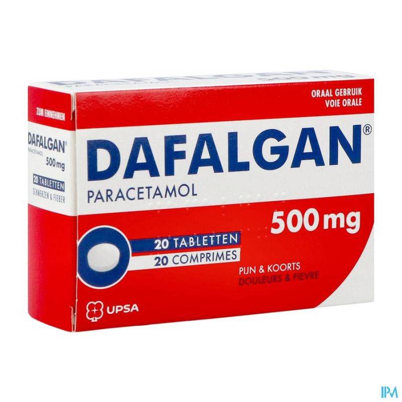 Dafalgan 500mg Droog Comp 20