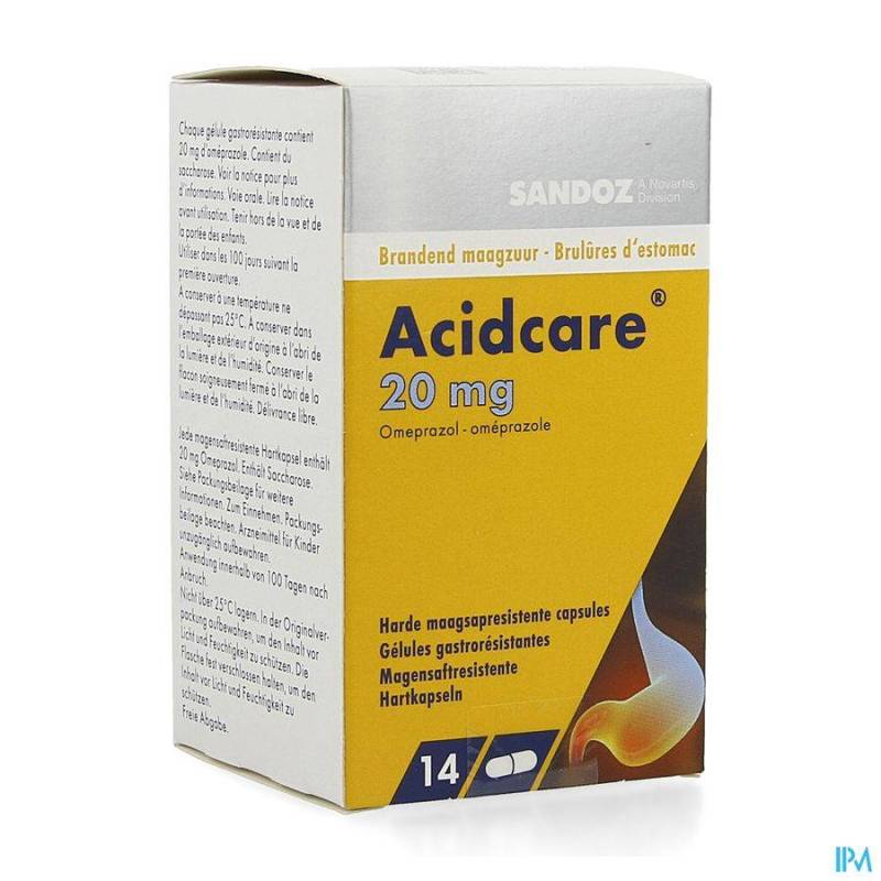 ACIDCARE 20 MG SANDOZ CAPS GASTRO RES 14 X 20 MG  - Generisch