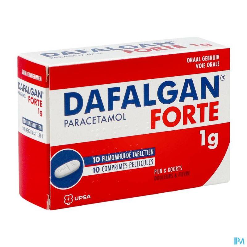 DAFALGAN FORTE COMP PELL 10 X 1000 MG