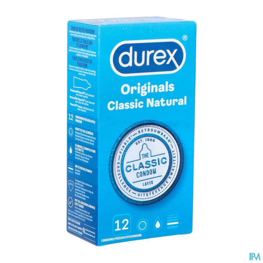 DUREX CLASSIC CONDOMS 12