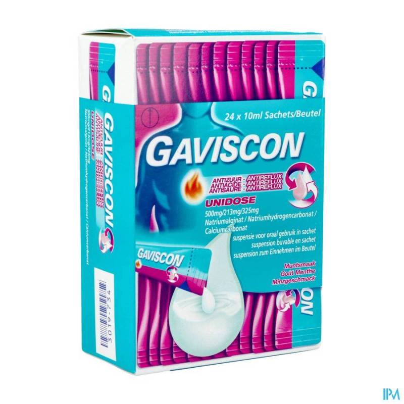 Gaviscon Antizuur-Antireflux Orale Suspensie Zakjes 24x10ml