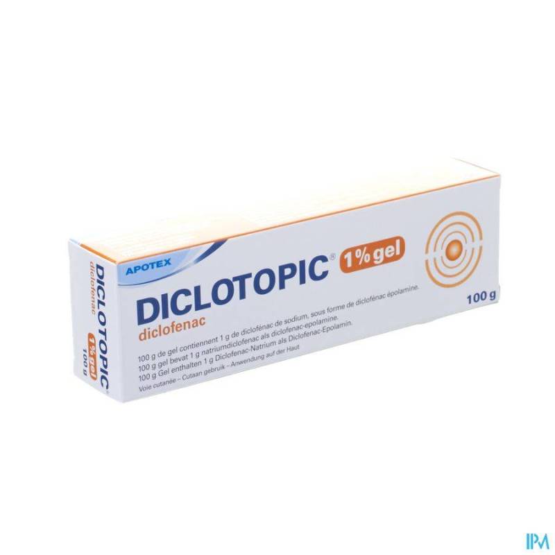 DICLOTOPIC 1% GEL TUBE 100 GR  - Generisch