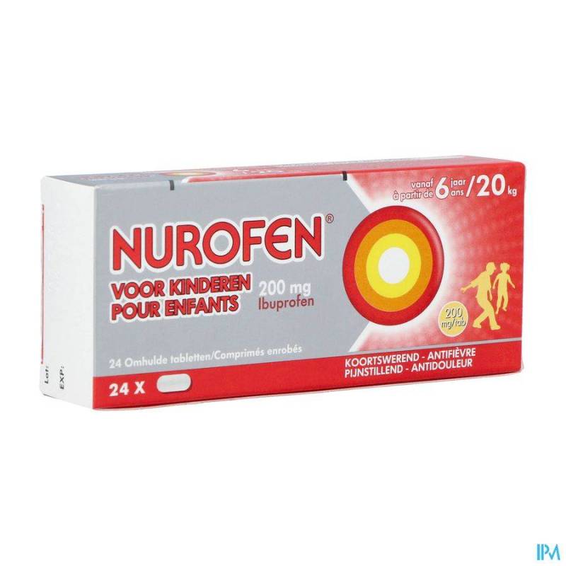 NUROFEN ENFANT 200MG COMP PELL 24 REMPL.2475739