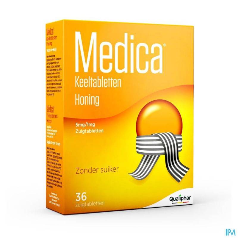 MEDICA COMPRIMES GORGE MIEL COMP A SUCER 36